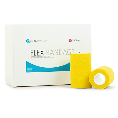 100378 Viking Flexbandage 10 cm x 4,5m - 12 stk
